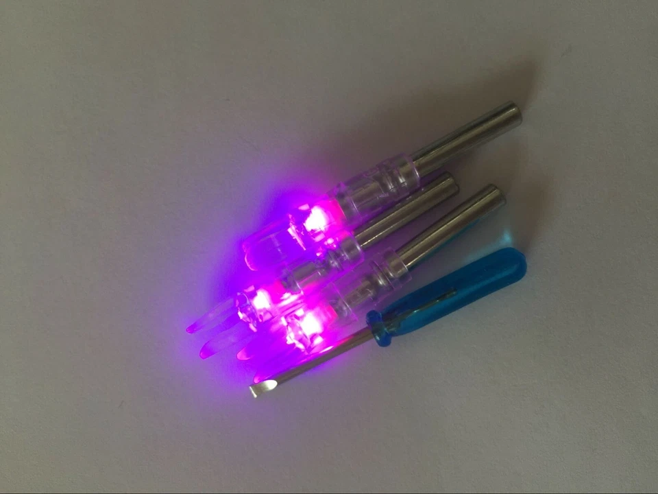 6PK Automatical Lighted Nocks for Inner Diameter 5.3mm X Size Arrow Nocks - Image 2 of 4