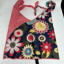 Envirosax Shopping Grocery Bag 14” Large Multi-Color Flowers Gingham Checks