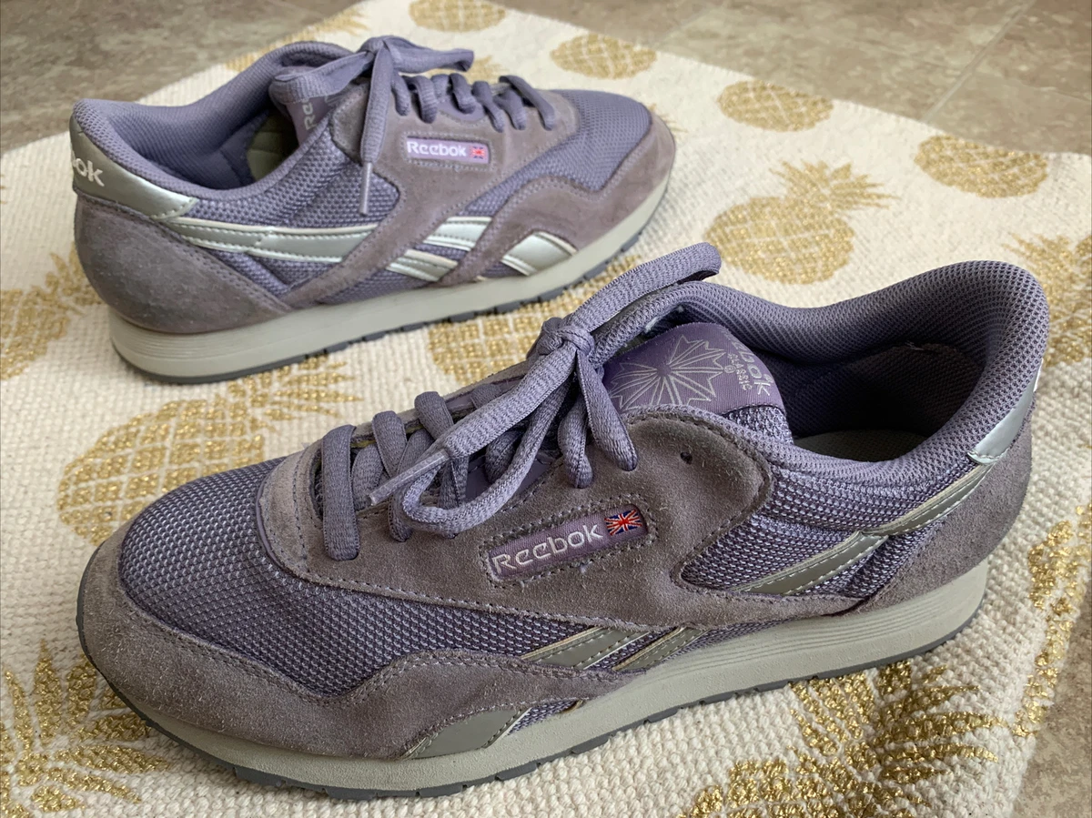 samfund snorkel nødvendig Reebok Classic RB 203 Gray Suede Leather Mesh Athletic Shoes Women's Size  9.5 | eBay