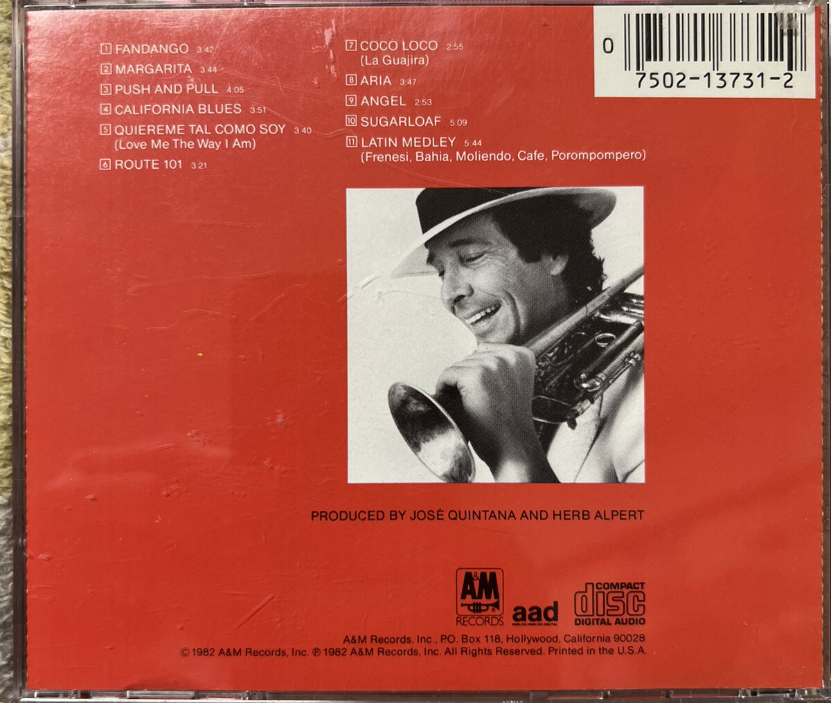 Fandango by Herb Alpert (CD, Nov1988, A&M) eBay