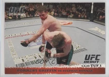 2009 Topps UFC Round 1 Forrest Griffin vs Stephan Bonnar #19 Rookie RC 02vp