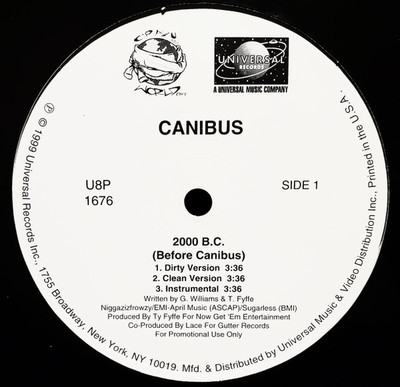 Canibus - 2000 B.C. (Before Canibus) (12'', Promo)