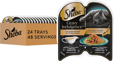Gravy Indulgence Adult Wet Cat Food, Wet Food for Cats Chicken Entree in Extra G