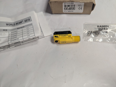 NEW GENUINE BANNER QS18VP6DBQ8 PHOTOELECTRIC SENSOR 66466