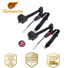 Fit For All 1978 Cadillac Fleetwood Front Seat Belts 2pcs Sedan Secure Lock