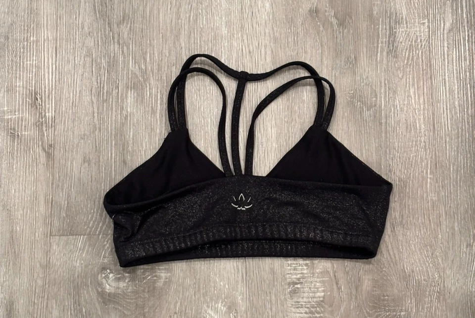 Camiseta sin mangas recortada Beyond Yoga On The Up noche oscura para mujer S Foto 3 de 4