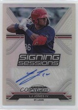 2021 Panini Prizm Draft Picks Signing Sessions LJ Jones IV #SS-LJ Auto 0o2b