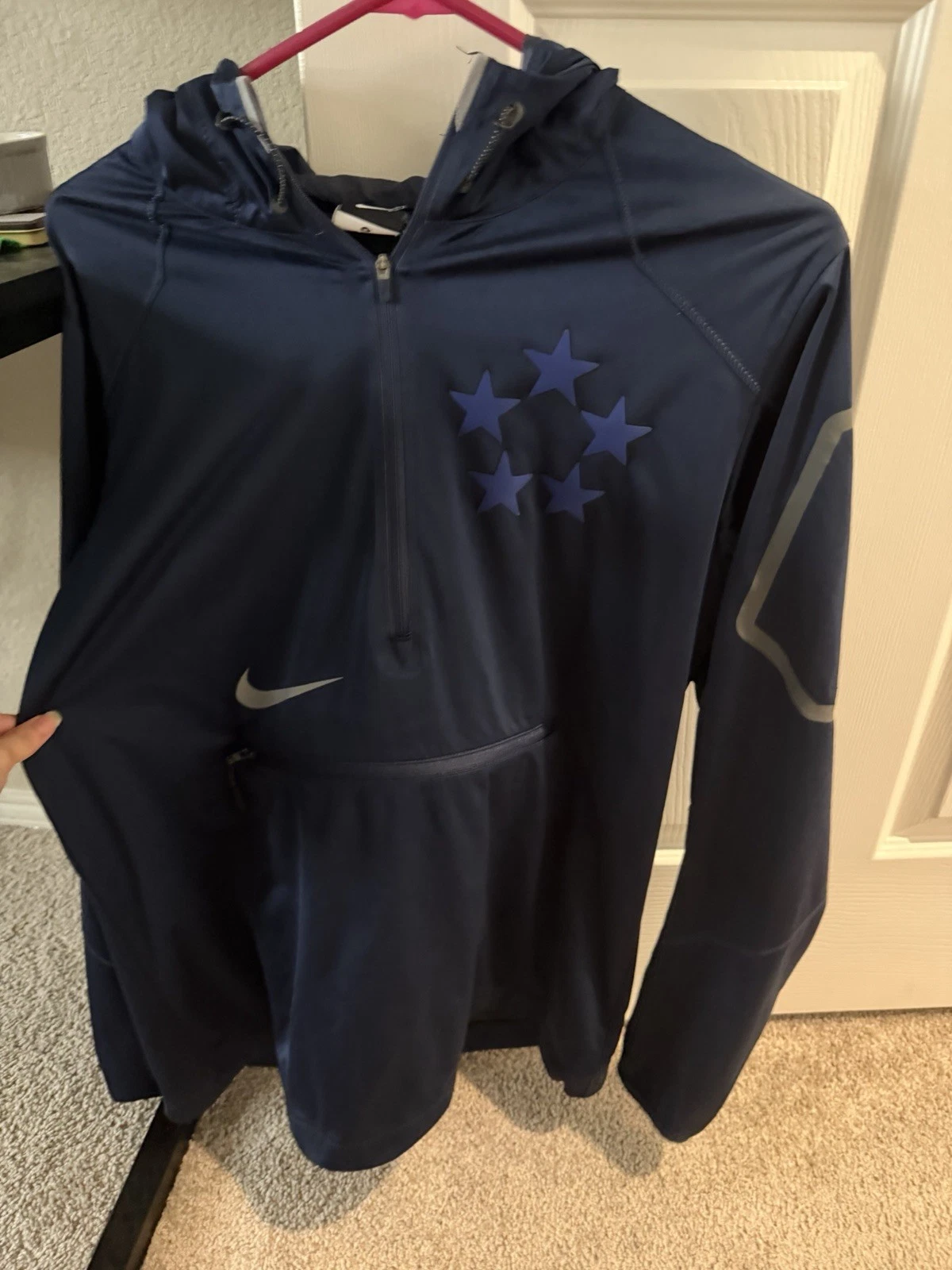 Nike 5 Star Pullover Hooded Waterproof Jacket Mens Small