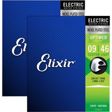 Elixir Electric Guitar Strings with OPTIWEB C...