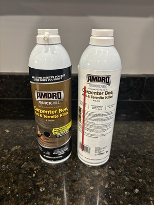 #ad #ad Amdro 2 Pk of Quick Kill 18oz Foaming Aerosol Spray Carpenter Bee Antamp;Termite🆕 $19.99