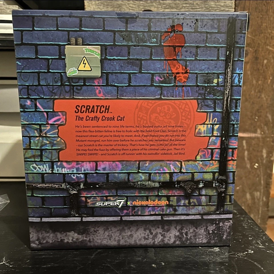 Figura de acción Teenage Mutant Ninja Turtles Scratch TMNT Super7 Ultimates Wave 6 Foto 2 de 4