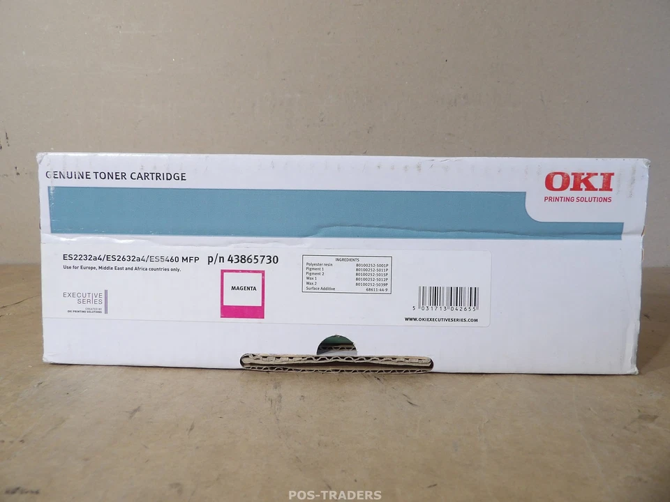 OKI 43865730 Genuine Toner Cartridge Magenta - AS NEW IN ORIGINAL BOX  - Image 3 of 4