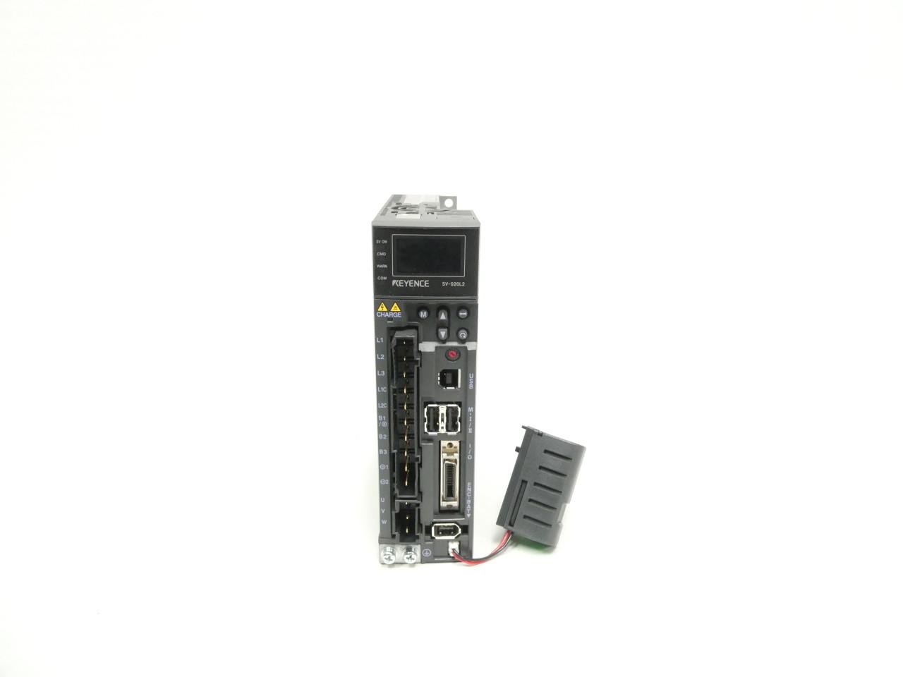 Keyence SV-020L2 Servo Drive 0-400hz 200-230v-ac 0-230v-ac 3ph 200w