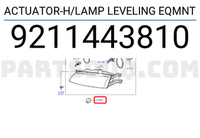 Leuchtweitenregelung Motor - Hyundai Atoz 01 2001-2003
