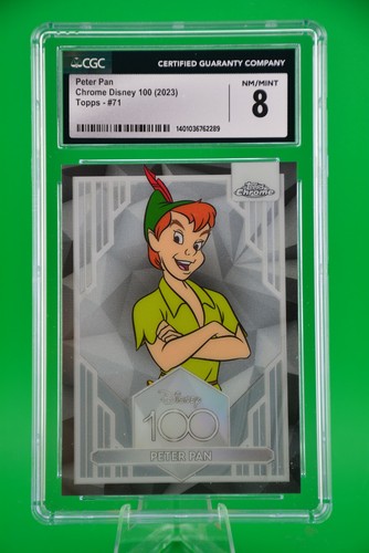 2023 Topps Chrome Disney 100 #71 Peter Pan - CGC 8