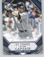2020 Topps Update #YOC-95 Derek Jeter 20 Years of The Captain