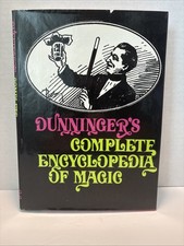 Dunninger  s Complete Encyclopedia of Magic Hardcover How to Book w/ Dust jacket