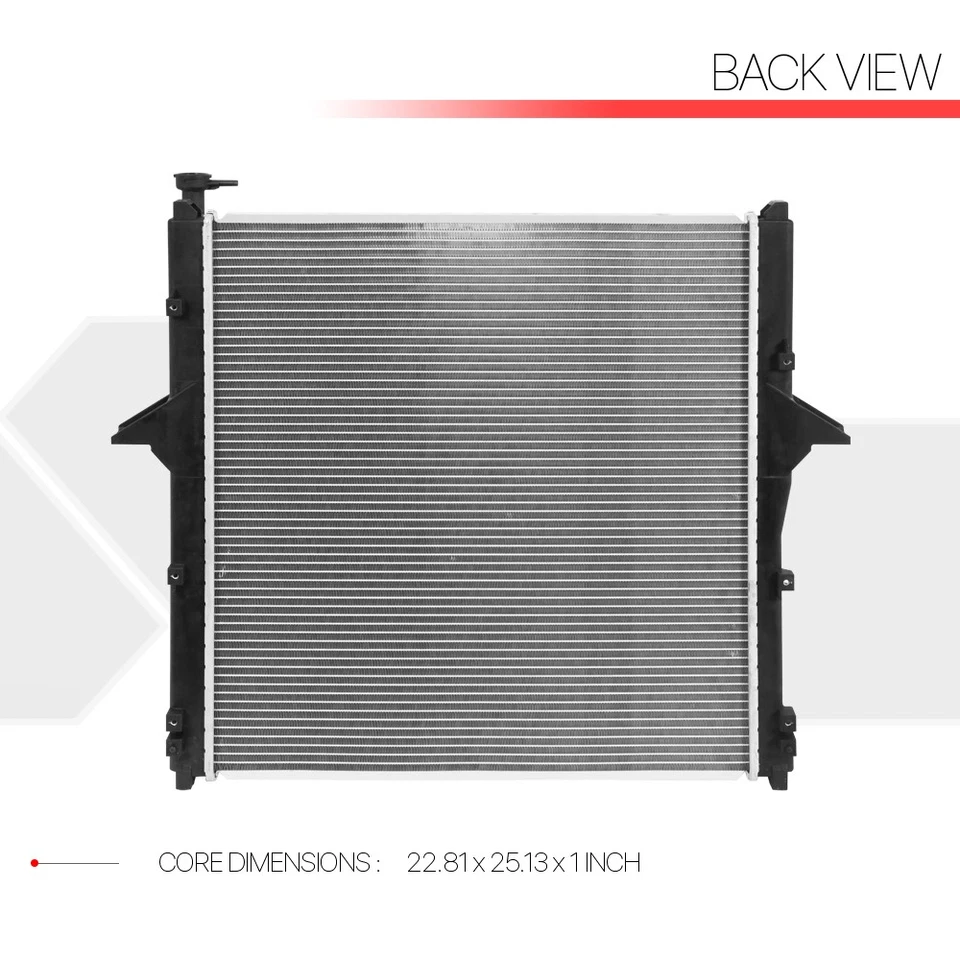 Fits 2007-2009 Kia Sorento AT/MT Aluminum Factory Replacement Radiator DPI-2962 - Image 3 of 4