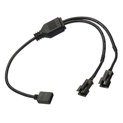ARGB Splitter 5V 3Pin to SM 3Pin Male Extension Cable Adapter Connector 1 to 2