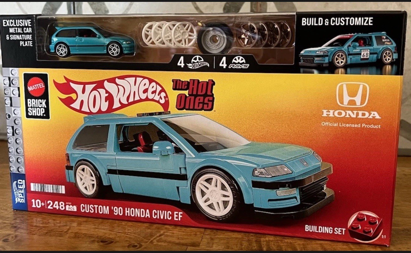 Mattel Brick Shop Hot Wheels HONDA CIVIC EF - JHF62 10