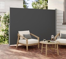 Seitenmarkise Sichtschutz Sonnenschutz Windschutz Balkon Ausziehbar SONGMICS 