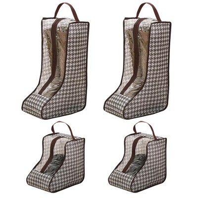 4 Pcs Boot Storage Bag Portable Waterproof and Dustproof Boot Bags for Cowboy...