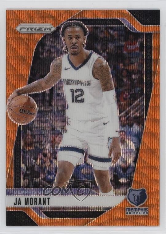 2024-25 Panini Prizm Orange Wave Prizm 6/60 Ja Morant #64 1ot6