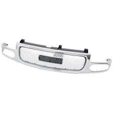 Grille Assembly For 01-06 GMC Yukon Yukon XL 1500 Denali Model Emblem Provision