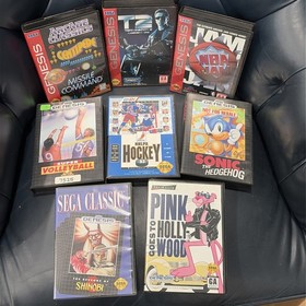 60 CIB 9 Sega - 47 Genesis - 6 Sega 32X - 5 Sega CD - 2 Sega Saturn  68 GAME LOT