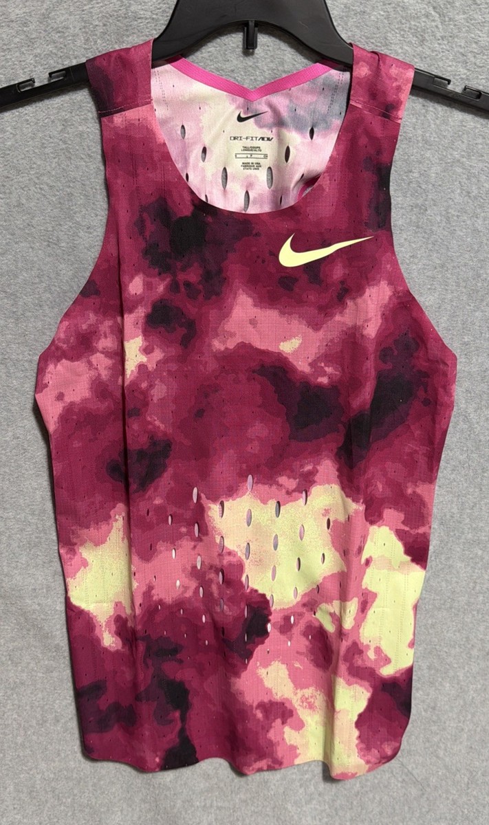 Nike 2024 Pro Elite Running Singlet Dri-Fit ADV FN1796-617 Men's