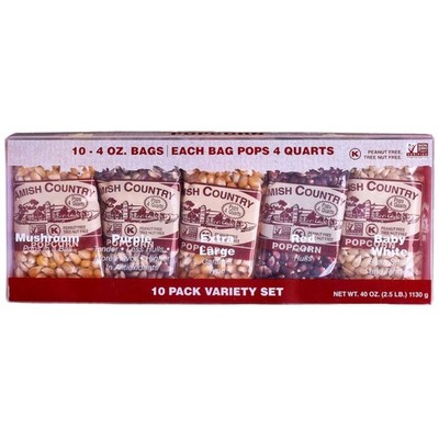 Artisan Popcorn Kernel Gift Set - 10ct Assorted
