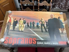 The Sopranos Season Three HBO Special Premiere Poster 2001 Promo 60x46, BRADGREY