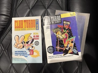 Club Turbo Grafx 1992 Catálogo de Juegos Volumen 1 y Volumen 2 Revista Turbografx