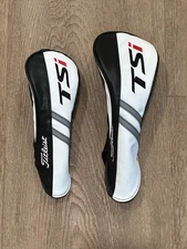 Titleist Golf TSi Fairway & Hybrid set metal WOOD Head Cover - Black/White/Red