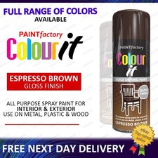 Image of All Purpose Spray Paint Aerosol Matt Gloss Satin Primer Metal Wood Plastic 400ml