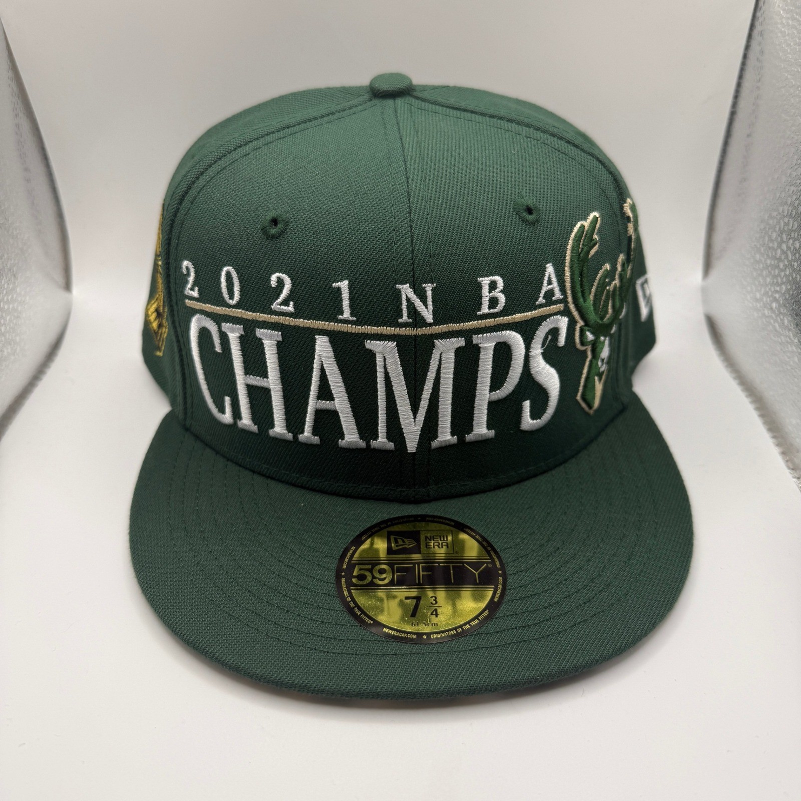 New Era Milwaukee Bucks 2021 NBA Champs 59FIFTY Fitted Hat 7