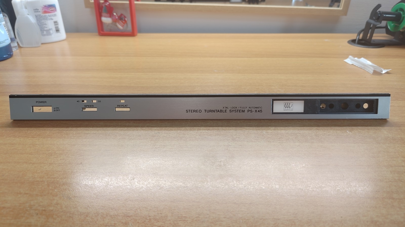 Sony PS-X45 - Profilo Frontale Originale + Tasto Start/Stop ROTTO/DIFETTATO