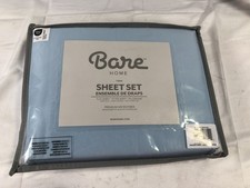 Bare Home Twin Sheet Set ,Twin Light Blue