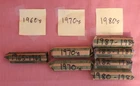 Lot Of (350) Roosevelt Dimes -  1960's 1970's 1980's