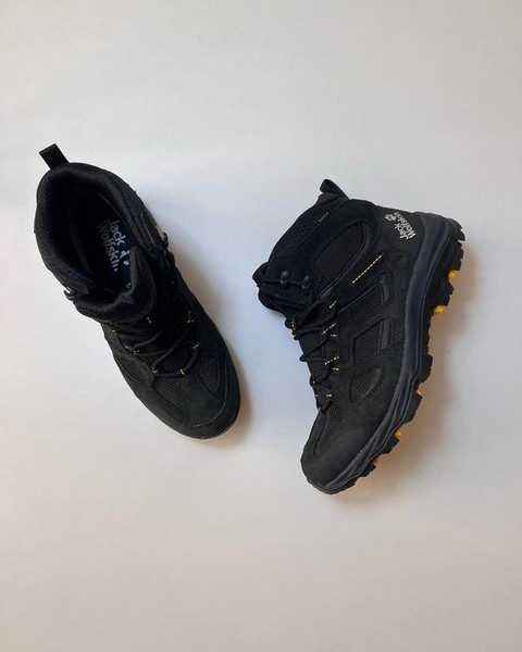 Men Jack Wolfskin Boots Black 42