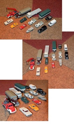 Wiking Sammlung Konvolut Porsche Benz Unimog Siemens VW BMW Horch Goliath