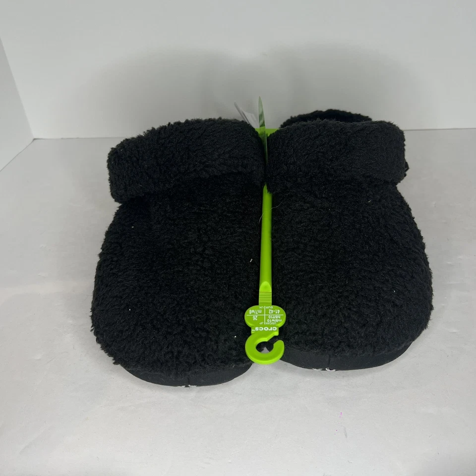 CROCS CLÁSICO INVIERNO ACOGEDOR PANTUFLAS POLAR NEGRO 209386-001 Hombre’s talla 8, WMNS 10 Foto 3 de 4