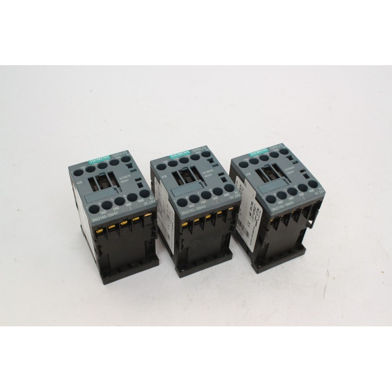 3Pcs SIEMENS 3RH21401BB40 3RH2140-1BB40 Contacteur (B752)