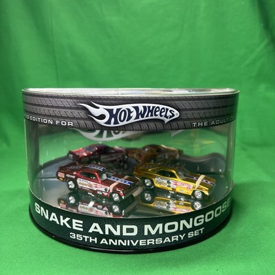 HotWheels 35th SNAKE FUNNY CAR2台セット‼️ Hot Wheels Snake and Mongoose 35th Anniversary Set for sale online