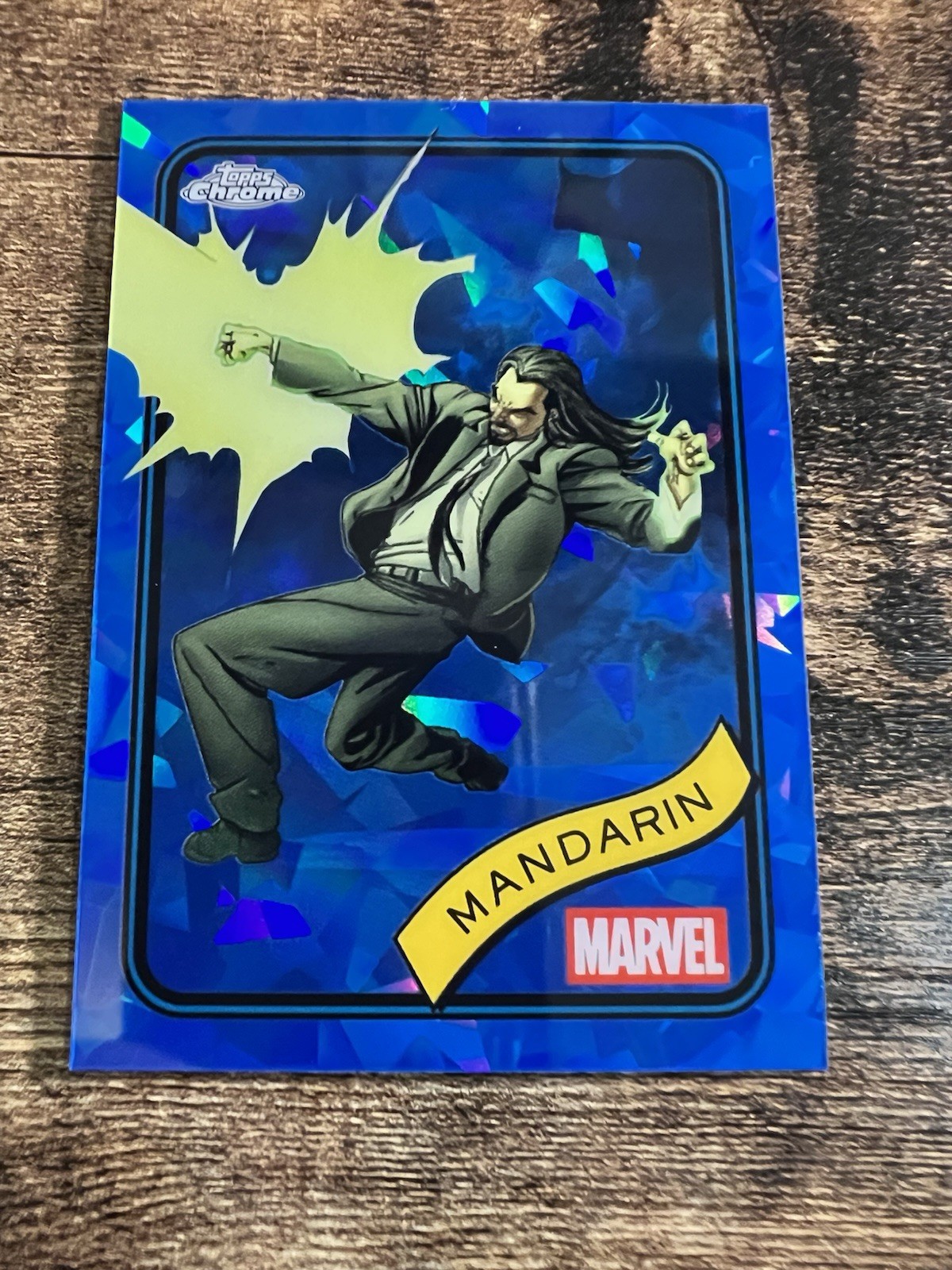 2025 Topps Chrome Marvel Sapphire Mandarin #41 Base