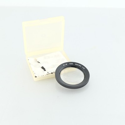 B+W 52E Macro +10 Filter Rare Vintage Germany Close-Up Lens 52mm Photography