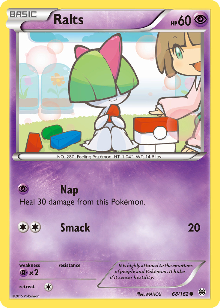 Ralts 68/162 Common | BREAKthrough | Pokemon Card