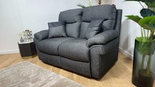 DFS Tamla 2 Seater Fabric Sofa in Black