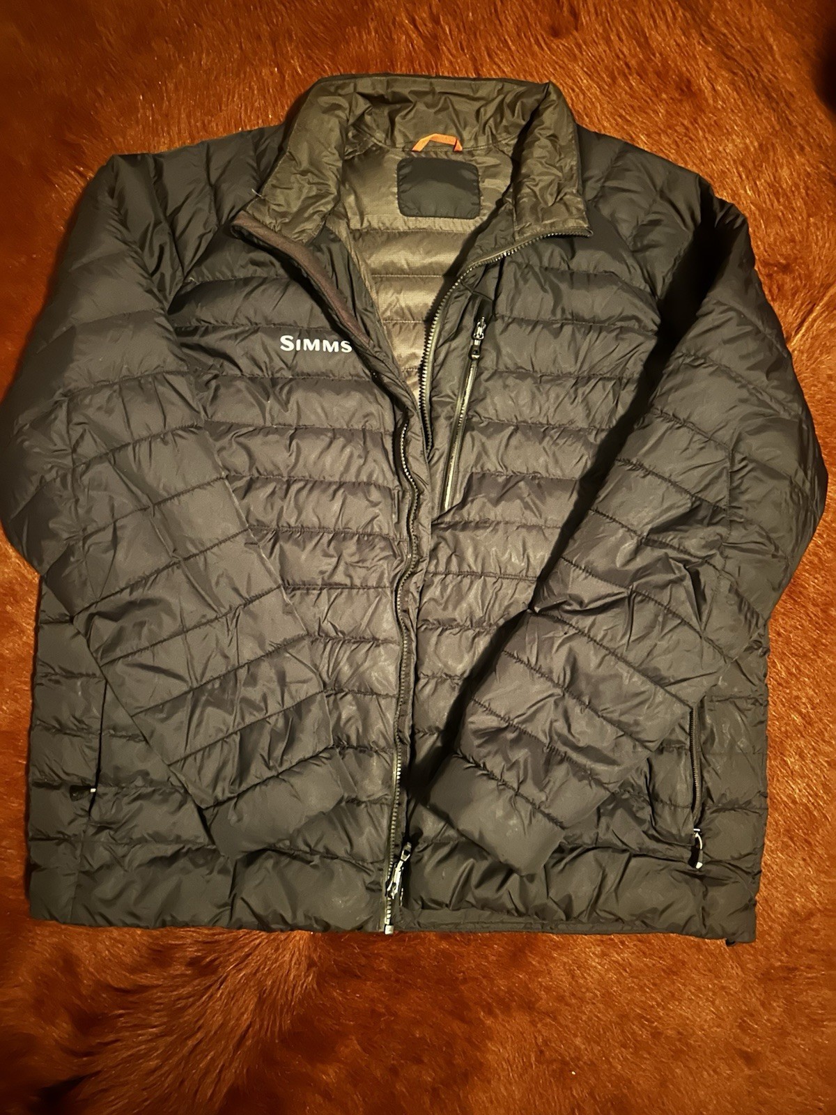 Simms Downstream Puffer Jacket primaloft 700  Goo… - image 1