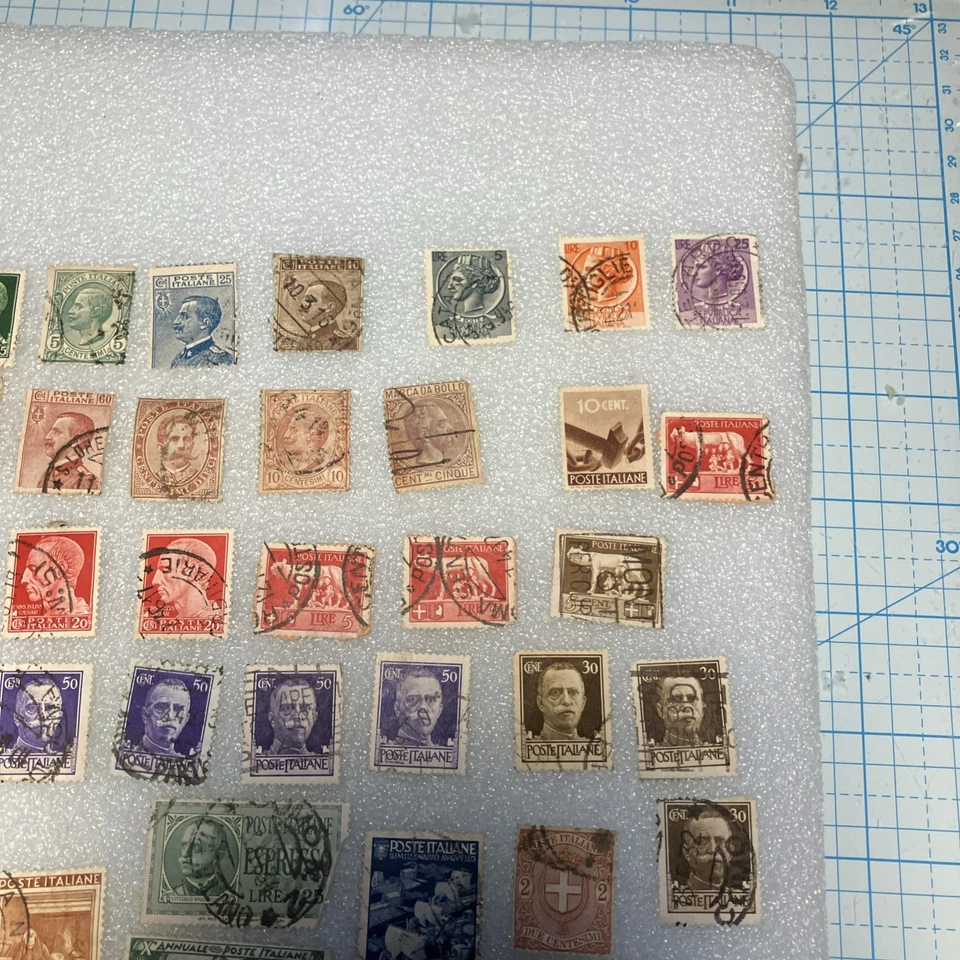55+ USED/HR/Cancelled Vintage Italy Stamps, 1915-1965; Nice Mixed Lot; DEAL! - Image 4 of 4